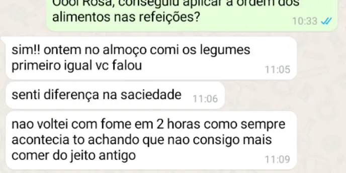 Depoimento de aluna do Método FPC