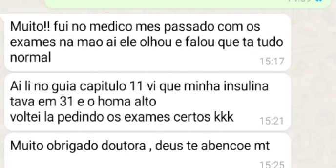 Depoimento de aluna do Método FPC